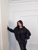 Işıltılı Oversize Kapüşonlu Sweatshirt