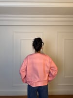 Paris çizgili sweaters