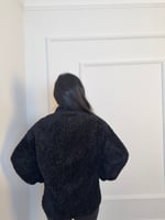 Peluş fermuarlı hırka
