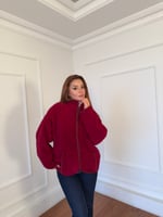 peluş polar ceket