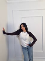 Reglan Kol Modal / Ribana Uzun Kollu T-Shirt