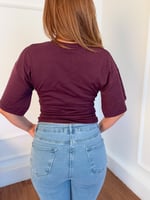Yanı Büzgülü Tshirt