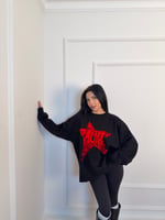Yıldız  Baskılı Sweatshirt 