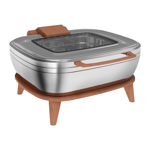 GN 1/2 TITAN CHAFING DISH Ahşap 4 Lt