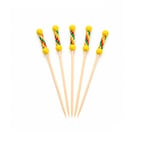 Yiyang Bambu Kürdan Örgülü Sarı 12 cm ( 100 adet ) 