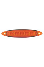 39040 24V YAN POZİSYON LAMBA 6 LED 3W AMBER E9-R10 BELGELİ - 10 Adet