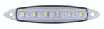 39041 24V YAN POZİSYON LAMBA 6 LED 3W BEYAZ E9-R10 BELGELİ - 10 Adet