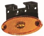 ÇERKEZ OVAL TİP SIDE MARKER LED ( KLİKLİ -KABLOLU ) UNVR-181 