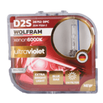 D2S Xenon Ampul 6000K Ultraviolet Mavi Cam 12V 35W - WOLFRAM 28752DPC