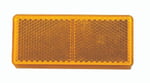 Dikdörtgen Reflektör 3M Bantlı E-Belgeli Sarı (Wolfram 40561)