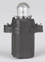 Duylu Gösterge Ampulü Siyah 12V 1,2W (1 Paket 10 Adet) - 30113