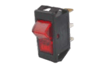 ENG PRO Işıklı açma-kapama anahtarı MİDİ 12V 10A KIRMIZI PRO PB 0301