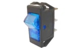 ENG PRO Işıklı açma-kapama anahtarı MİDİ 12V 10A MAVİ PRO PB 0304