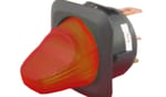 ENG PRO Sağ-sol anahtar LED li KIRMIZI 12V 25A PRO PB 0255