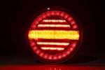 HAMBURGER STOP LAMBASI LEDLİ 12V - 24V 3 FONKSİYON PARK FREN KAYAR SİNYAL 1,00 MT - FRS.FT-213 DI