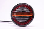 HAMBURGER STOP LAMBASI LEDLİ 12V - 24V 3 FONKSİYON PARK FREN KAYAR SİNYAL 1,00 MT - FRS.FT-213 DI