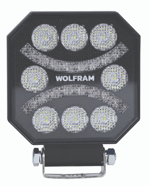 Led Çalışma Lambası Emojili 8 Led Beyaz + Kırmızı Spot Fonksiyonlu 10/30V E-Belgeli 45W 32003