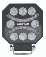 Led Çalışma Lambası Emojili 8 Led Beyaz + Sarı Sinyal Fonksiyonlu 10/30V E-Belgeli 24W+21W 32002