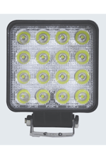 Led Kare Çalışma Lambası 16 Led 10/30V E-Belgeli 48W - 31909