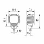 Off-road Led Lamba 12v-24v-48v Valuefit Amber S3000 1ga357109-022