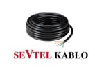 SEVTEL 5X1 TTR KABLO SİYAH 50 METRE(1 TOP)