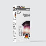 T20 Ampül T20 Jumbo Dipsiz Ampul Çiftli Ampül 12V 21/5W - WOLFRAM 26430