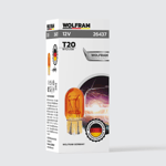T20 Ampul T20 Jumbo Dipsiz Ampul Çiftli Sarı 12V 21/5W (10 Adet)- WOLFRAM 26437