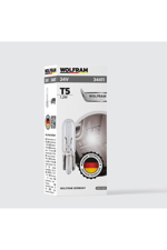 T5 Ampul T5 Küçük Dipsiz 24V 1,2W (1 Paket 10 Adet) - 34411