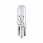 T5 Ampul T5 Küçük Dipsiz Ampul 12V 1,2W (10 Adet) - WOLFRAM 26112