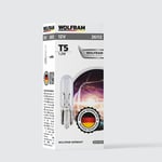 T5 Ampul T5 Küçük Dipsiz Ampul 12V 1,2W (10 Adet) - WOLFRAM 26112