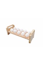 🥚Konsept ÇAM MASİF 10’LU YUMURTALIK – 18 MM KALINLIK 🥚
