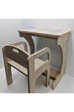 Çocuk Masa Sandalye Seti – 18 mm MDF Lam (DEMONTE)