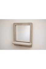 Mdf Duvar Aynası – Raflı Dekoratif Ayna (37×47 cm)