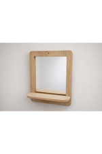 Mdf Duvar Aynası – Raflı Dekoratif Ayna (37×47 cm)