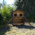 2'Lİ  MAMALIKLI KEDİ EVİ