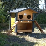 2'Lİ  MAMALIKLI KEDİ EVİ