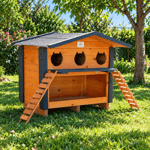 3'LÜ  MAMALIKLI KEDİ EVİ