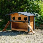 3'LÜ  MAMALIKLI KEDİ EVİ