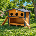 3'LÜ  MAMALIKLI KEDİ EVİ