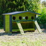 4'LÜ MAMALIKLI KEDİ EVİ
