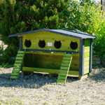 4'LÜ MAMALIKLI KEDİ EVİ
