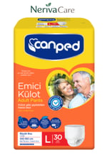 Canped Emici Külot Hasta Bezi L Beden 30 Adet | Yüksek EmicilikKülot Hasta Bezleri (Emici Külot)nerivacareCanped Emici Külot Hasta Bezi L Beden 30 Adet | Large Boy Yüksek Emicilik