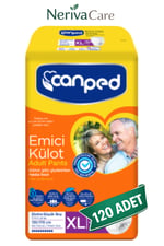 Canped Emici Külot Hasta Bezi XL Beden 120 Adet | En Ekonomik PaketKülot Hasta Bezleri (Emici Külot)nerivacareCanped Emici Külot Hasta Bezi XL Beden 120 Adet | XLarge Boy Yüksek Emicilik