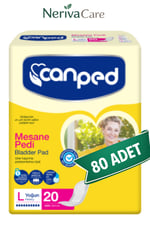 Canped Mesane Pedi L Beden 80 Adet | Large Boy Yüksek Emicilik