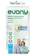 Evony Emici Külot Hasta Bezi M Beden 30 Adet | Yüksek EmicilikKülot Hasta Bezleri (Emici Külot)nerivacareEvony Emici Külot Hasta Bezi M Beden 30 Adet | Medium Boy Yüksek Emicilik