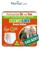 FreshLife Emici Külot Hasta Bezi M Beden 240 Adet | En Düşük Birim MaliyetKülot Hasta Bezleri (Emici Külot)nerivacareFreshLife Emici Külot Hasta Bezi M Beden 240 Adet | Medium Boy Yüksek Emicilik