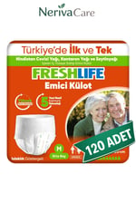 FreshLife Emici Külot Hasta Bezi M Beden 120 Adet | En Ekonomik PaketKülot Hasta Bezleri (Emici Külot)nerivacareFreshLife Emici Külot Hasta Bezi M Beden 120 Adet | Medium Boy Yüksek Emicilik