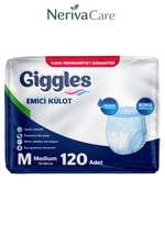 Giggles Emici Külot Hasta Bezi M Beden 120 Adet | En Ekonomik PaketKülot Hasta Bezleri (Emici Külot)nerivacareGiggles Emici Külot Hasta Bezi M Beden 120 Adet | Medium Boy Yüksek Emicilik
