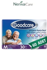 Goodcare Medium Yetişkin Hasta Bezi 60 Adet | Bel Bantlı Orta BedenBelbantlı Hasta BezlerinerivacareGoodcare Medium Yetişkin Hasta Bezi 60 Adet (30'lu x 2 Paket) – Bel Bantlı