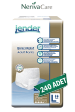 Jender Emici Külot Hasta Bezi L Beden 240 Adet
